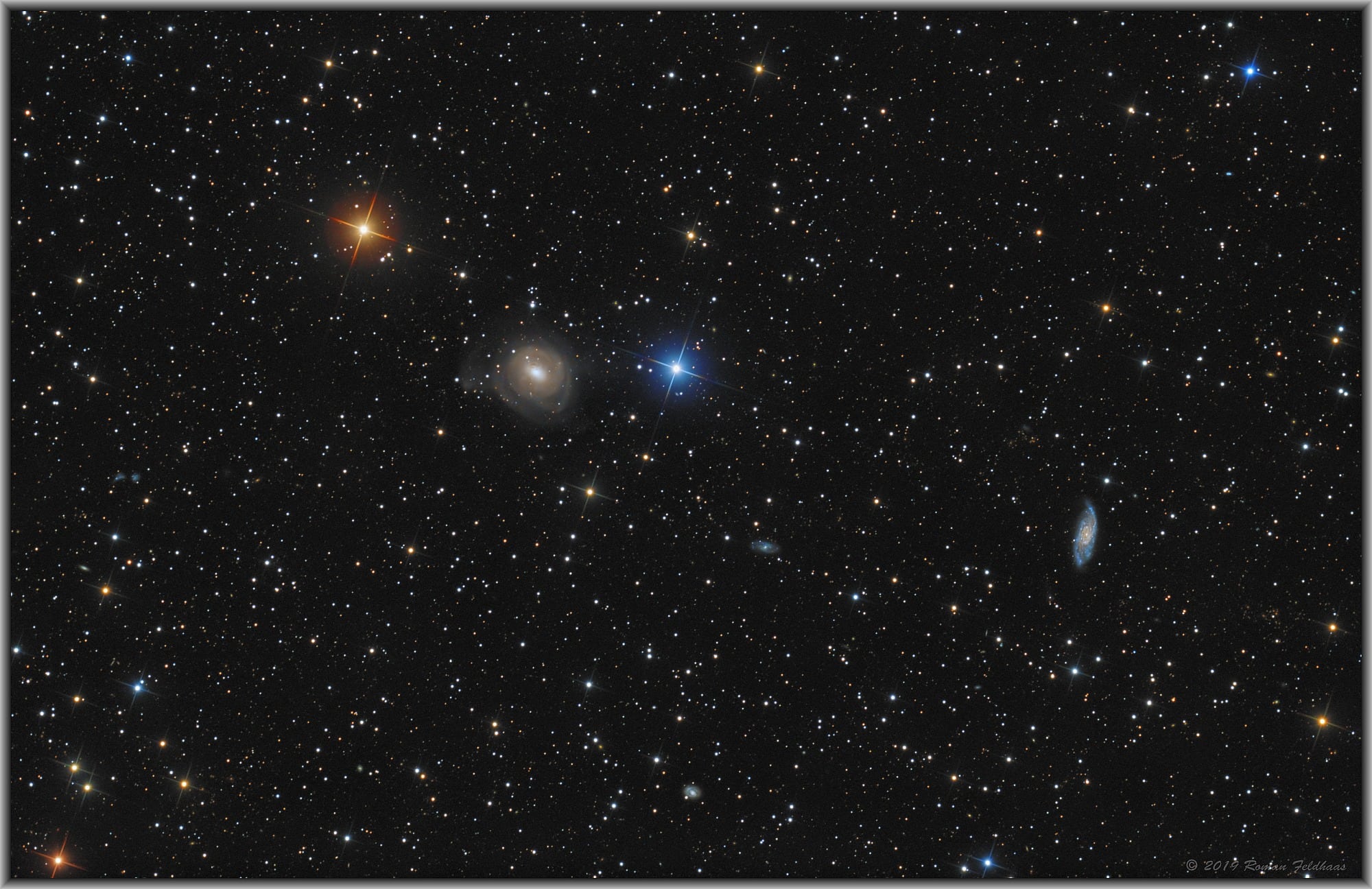 NGC 2655, NGC 2715 & NGC 2653 Spektrum der Wissenschaft